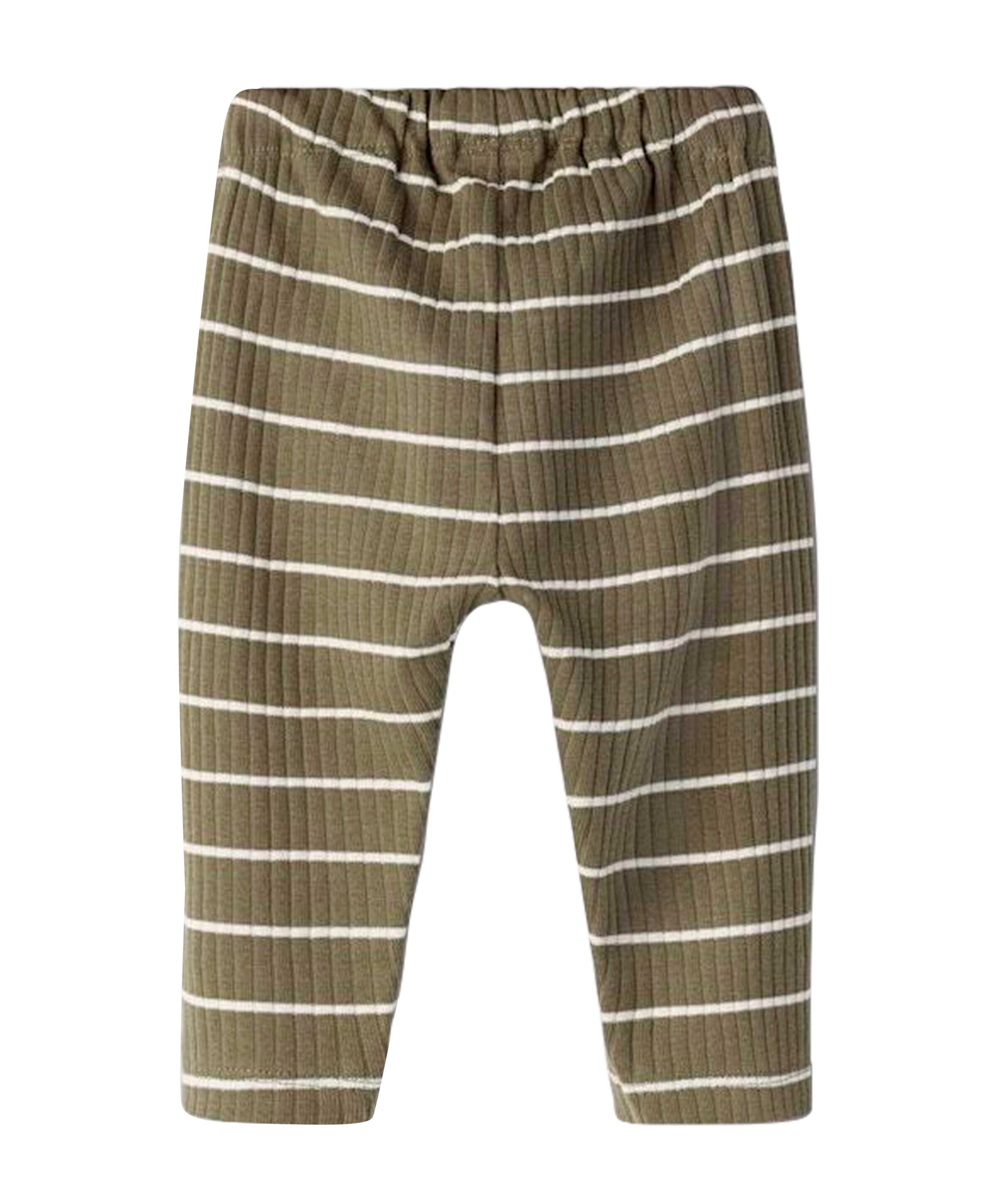 Lil' Atelier NBMKAIL REG LIL NOOS uniseks broek  bruin