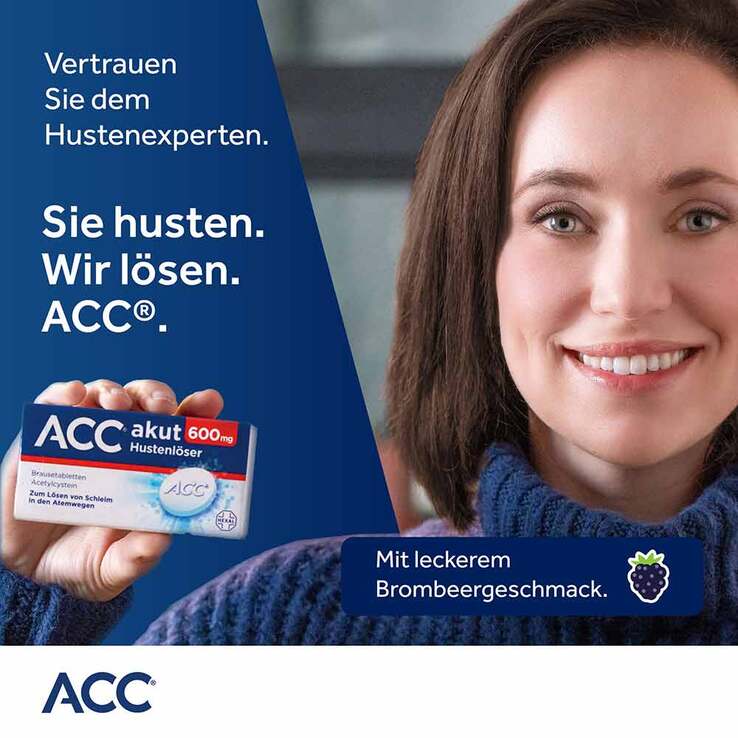 ACC akut 600 mg Hustenlöser, Brausetabletten, 40 St
