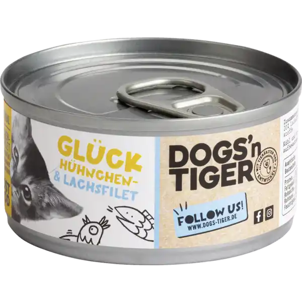 Glück Hühnchen- und Lachsfilet