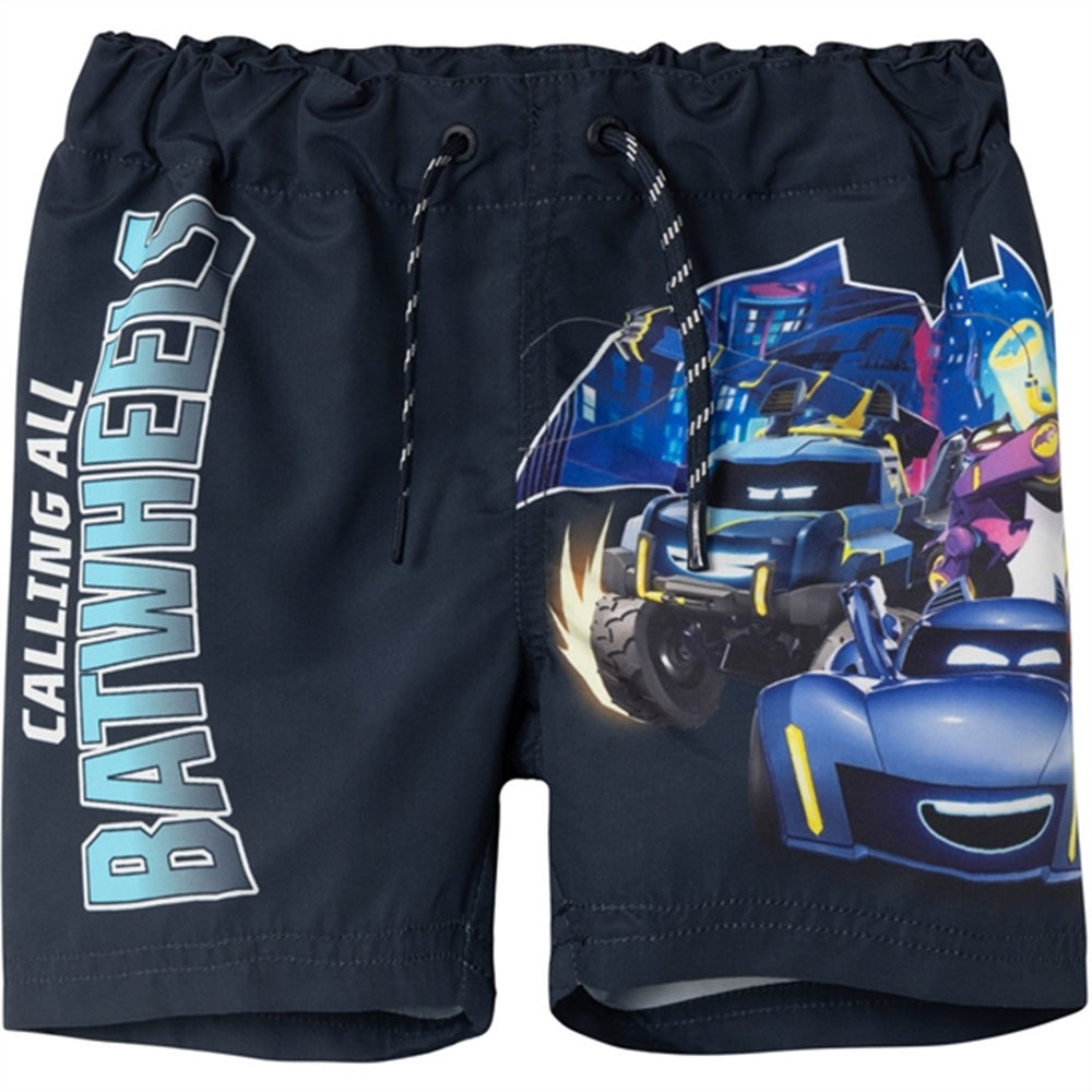 Køb Name it Dark Sapphire Micco Batwheels Badeshorts