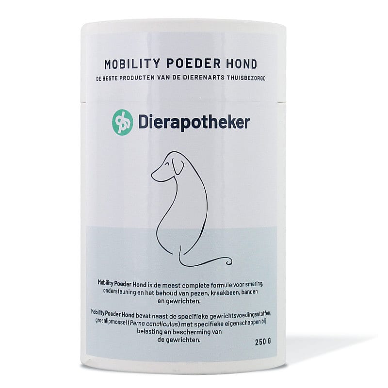 Mobility Poeder Gewrichten Hond Dierapotheker.nl 250 gram