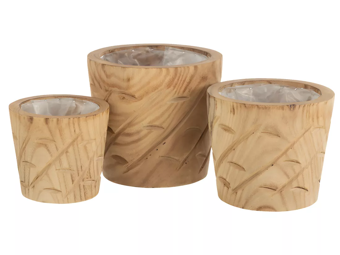 Cache-Pot en Bois 