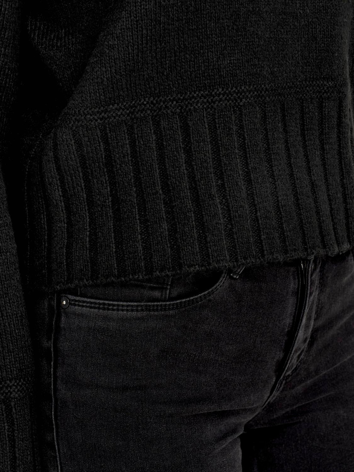 ONLALLIE Strickpullover Black