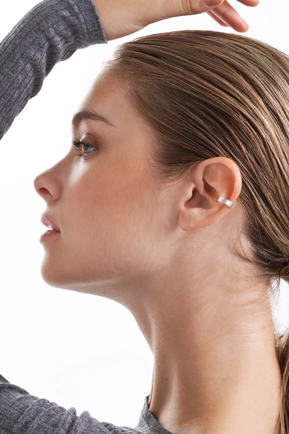 Earcuff - Cute Silver