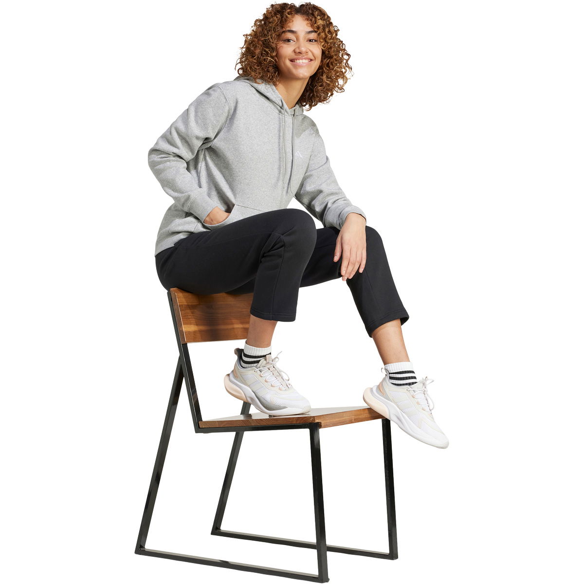 adidas Small Logo Feel Cosy Hættetrøje Dame