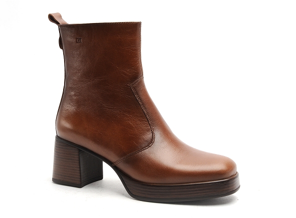 Dorking boots bottine talons femme d9157 al marron