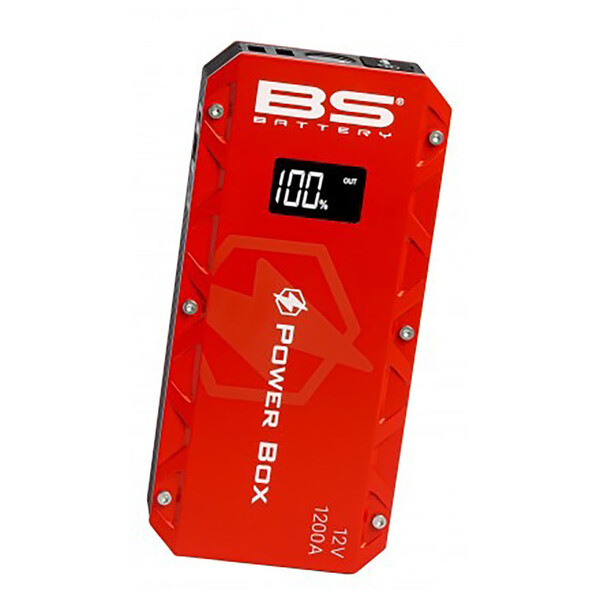 BS Battery - Booster de batterie Power Box PB-02 Rouge / Noir