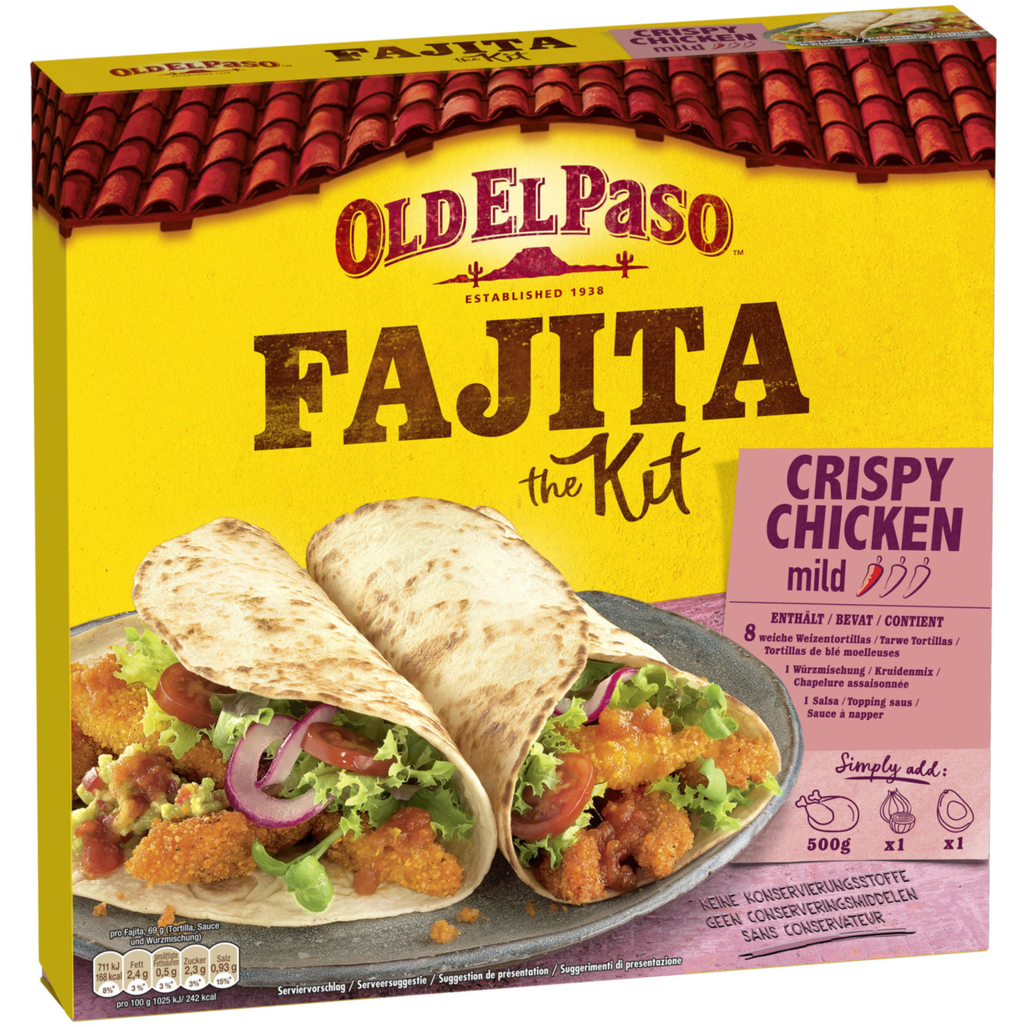 Old El Paso Crispy Chicken Fajita Kit