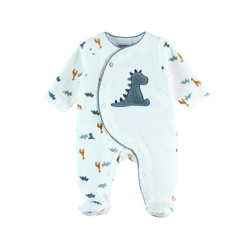 Tiga Stegi & Ops Pyjama Ops velours 1 mois - NOUKIE 'S