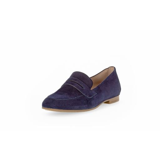 Gabor Samtchevreau Loafers, Blue, 40