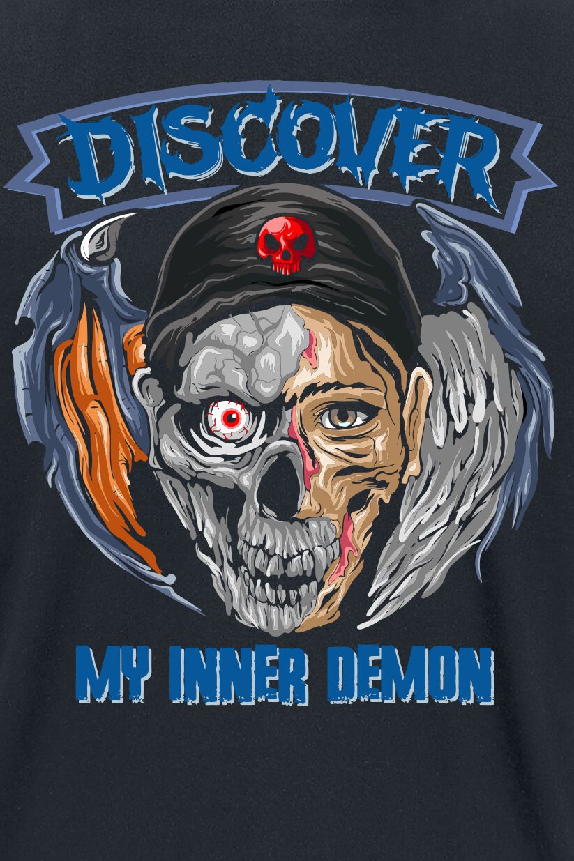 Discover My Inner Demon | Slogans T-Shirt Manches courtes