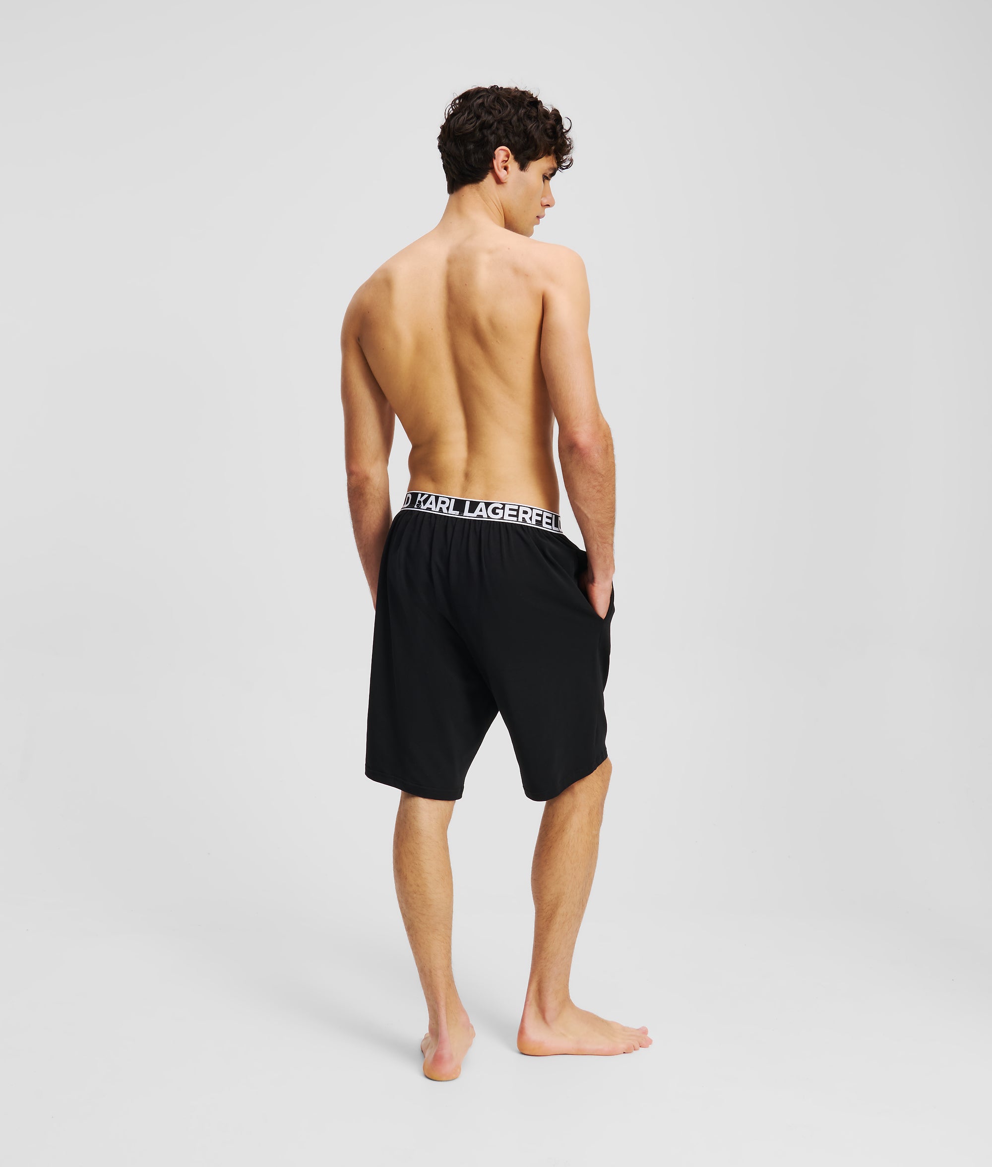 Logo pyjama shorts