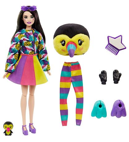 Barbie Puppe - Cutie Enthüllen - Jungle - Toucan