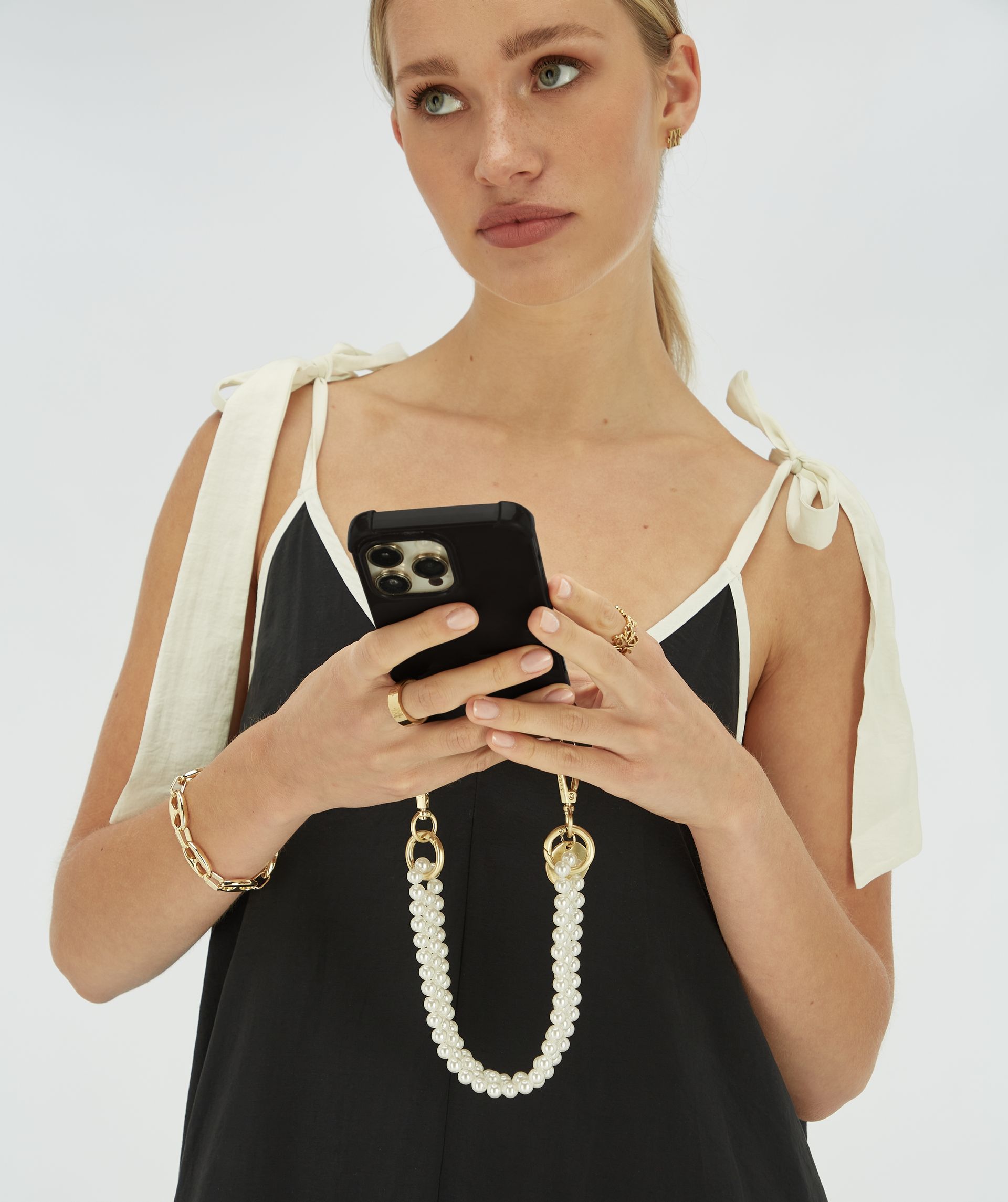 INDY telefoonkoord - cocoon white
