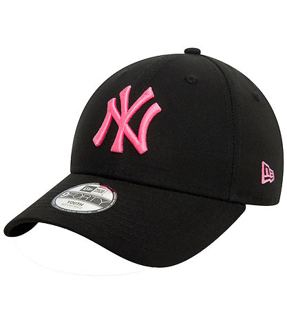 New Era Kappe - 9Forty - New York Yankees - Neon - Schwarz/Pink