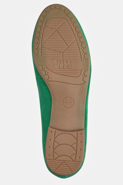Loafer, Jana Softline, vegan, Veloursleder-Optik, Weite H