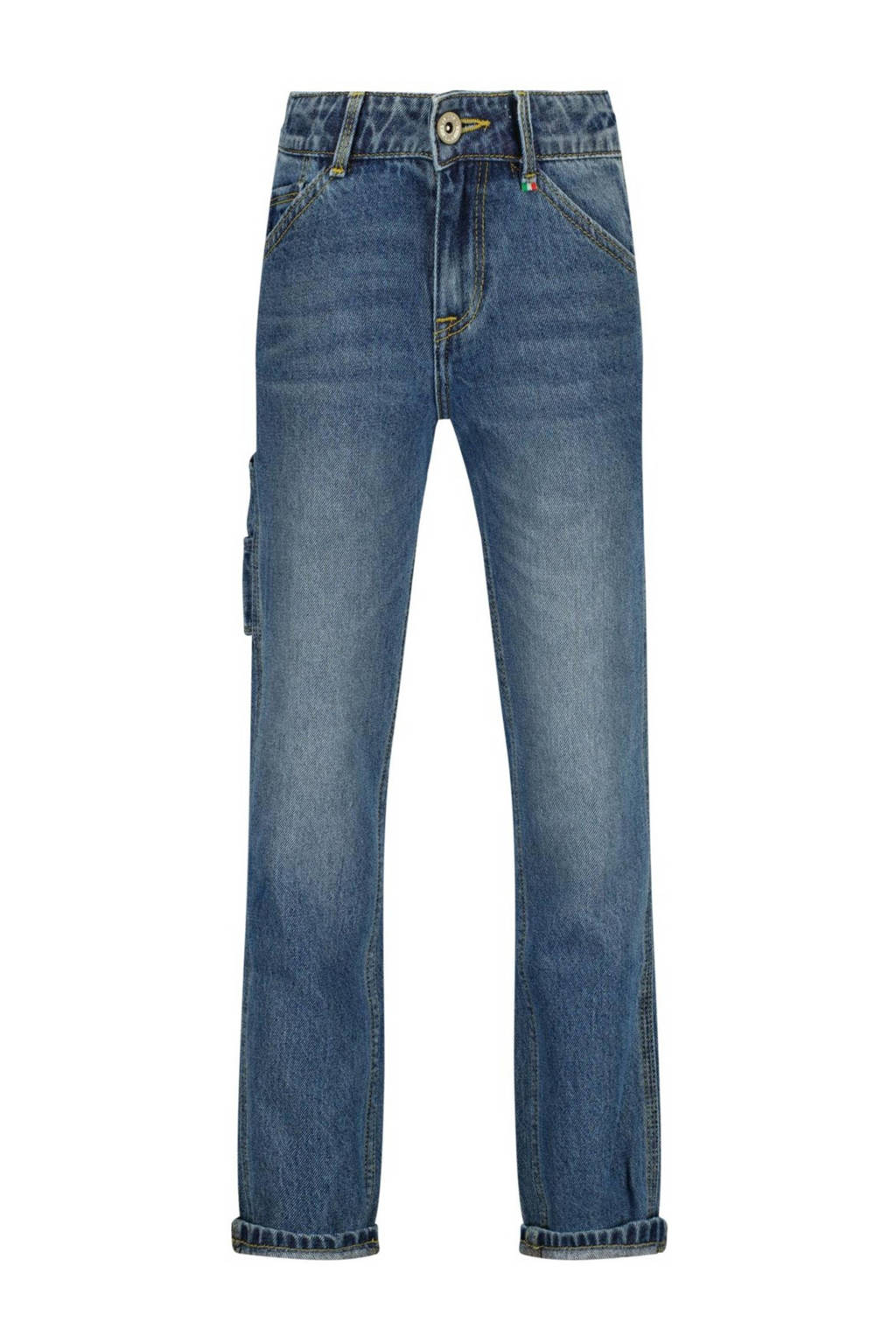 Vingino straight leg jeans dark blue denim