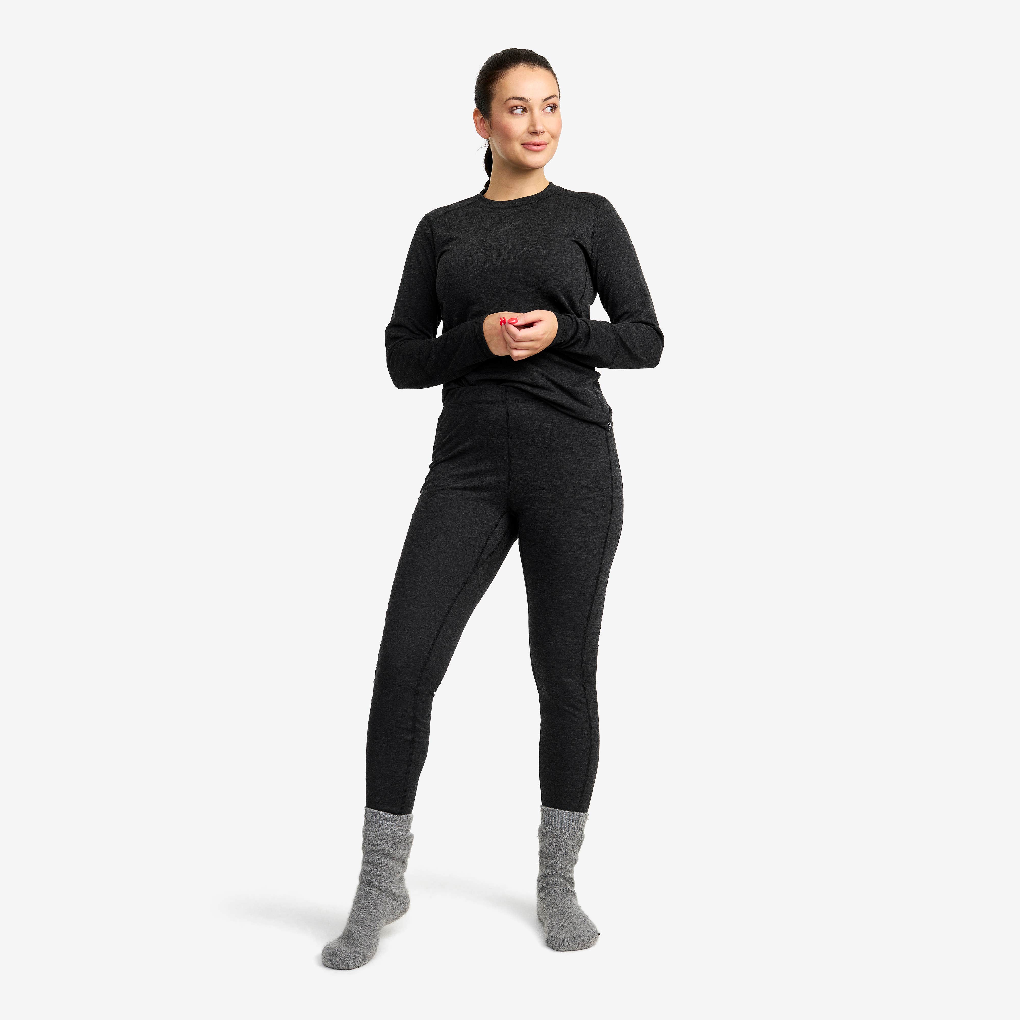 North Merino Pants Dame Black