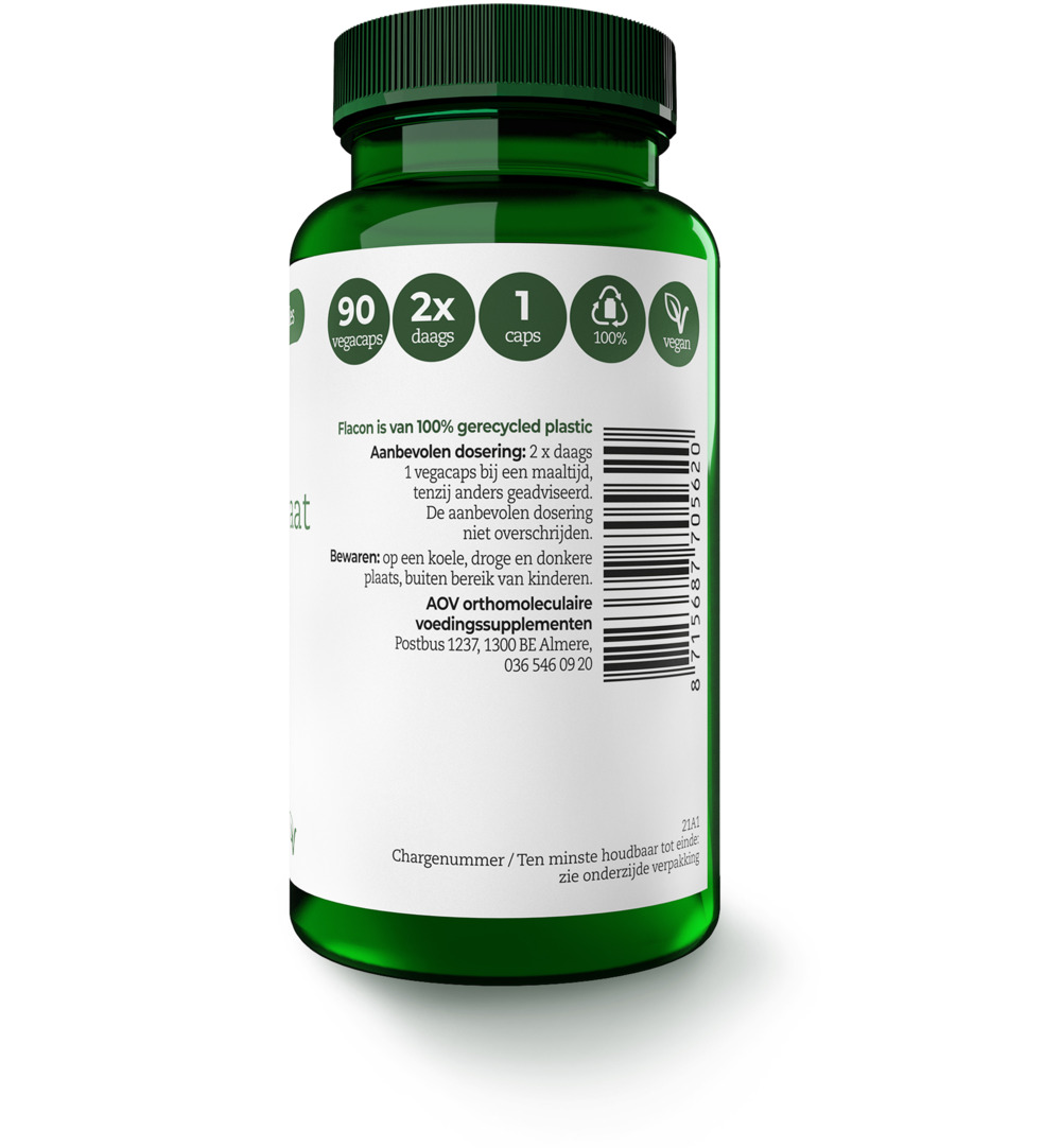 AOV 562 Kalium citraat 200mg (90 vega capsules)