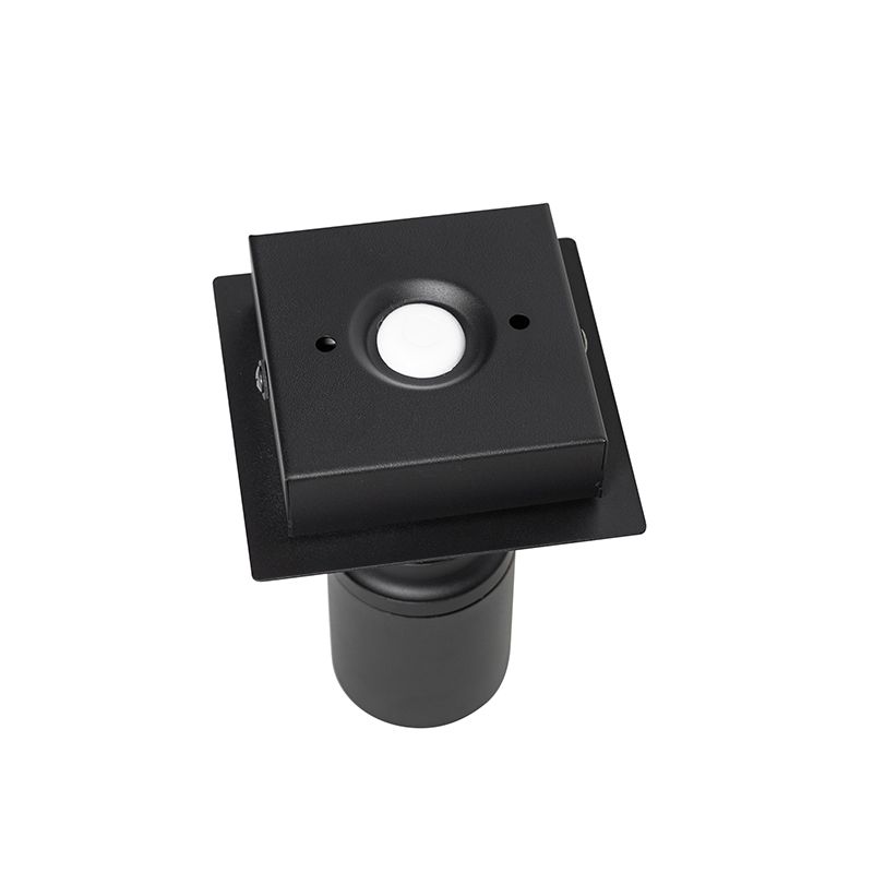 Moderne badkamer spot zwart vierkant IP44 - Ducha