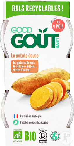 Good Goût Patate Douce Dès 4 Mois 2x120g