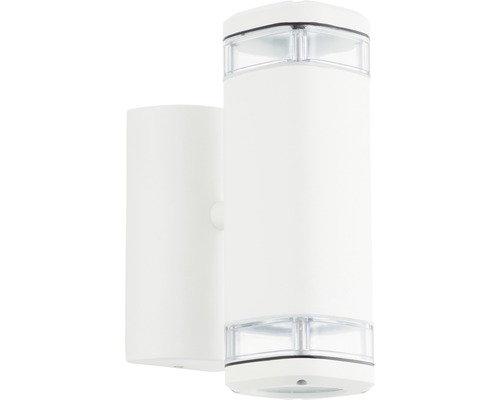 Buitenwandlamp, 2-lichts, omhoog/omlaag, wit
