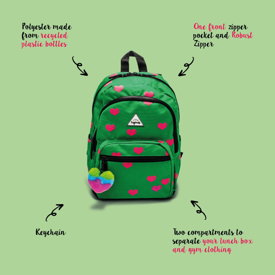 Little Legends Backpack L Heart