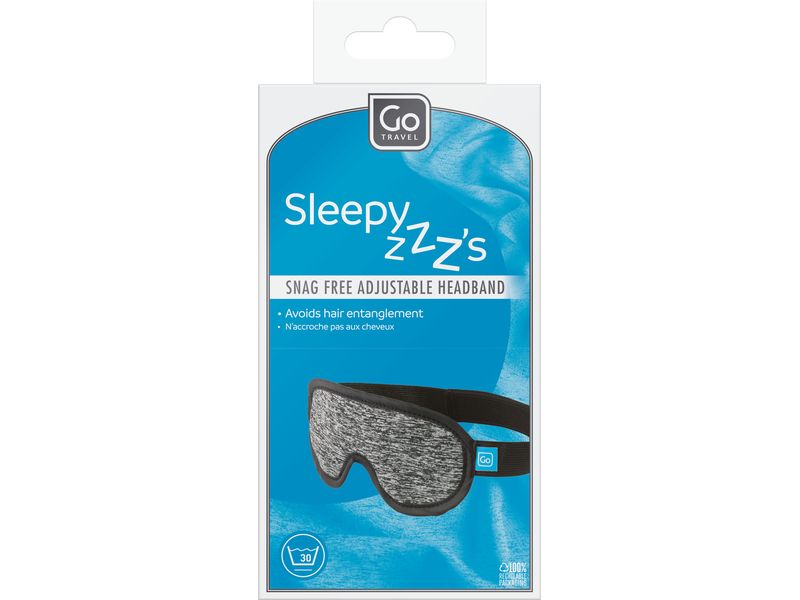 GOTravel Schlafmaske Sleepy ZZZs Blau/Schwarz Augenmaske