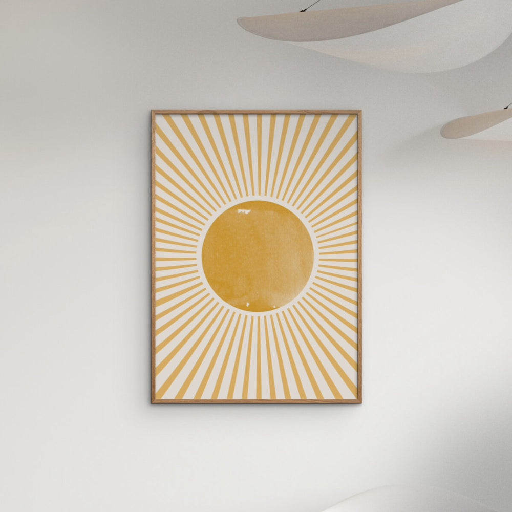Køb Poster & Frame THE MIUUS STUDIO - Boho Sun