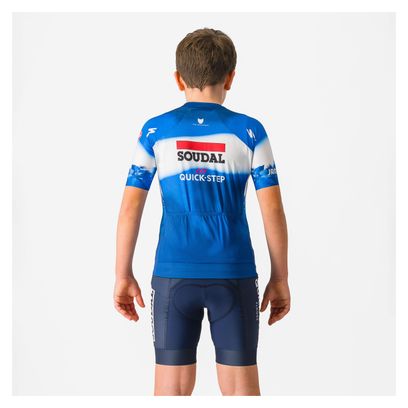 Cuissard Sans Bretelle Enfant Castelli Soudal Quick-Step 2024 Bleu