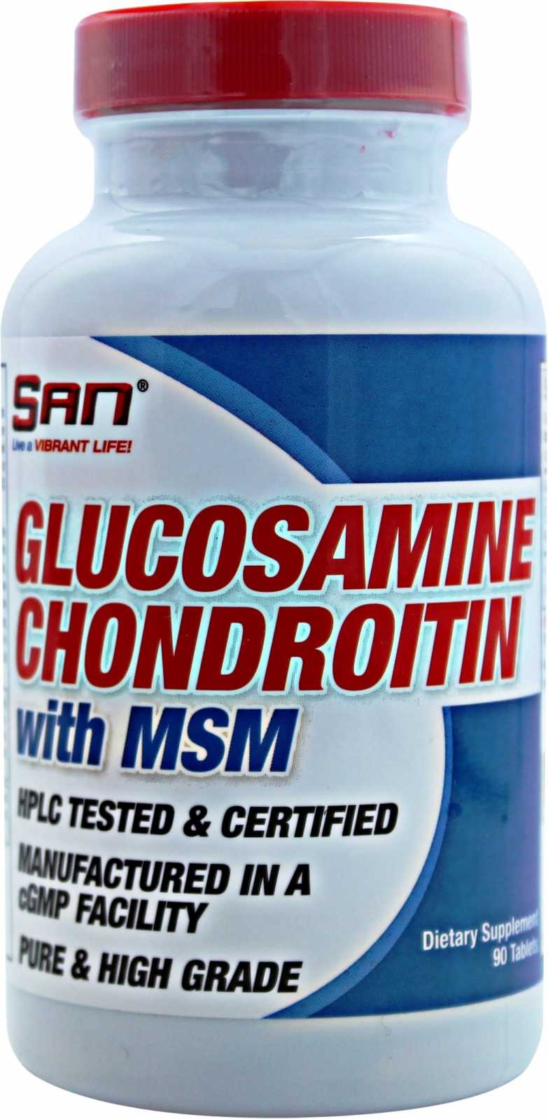 SAN Nutrition Glucosamina Condroitina con MSM 90 comprimidos