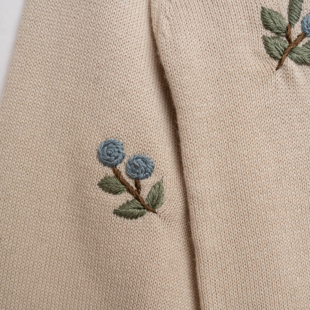 Køb Hanevild Summer Sand Blueberry Cardigan