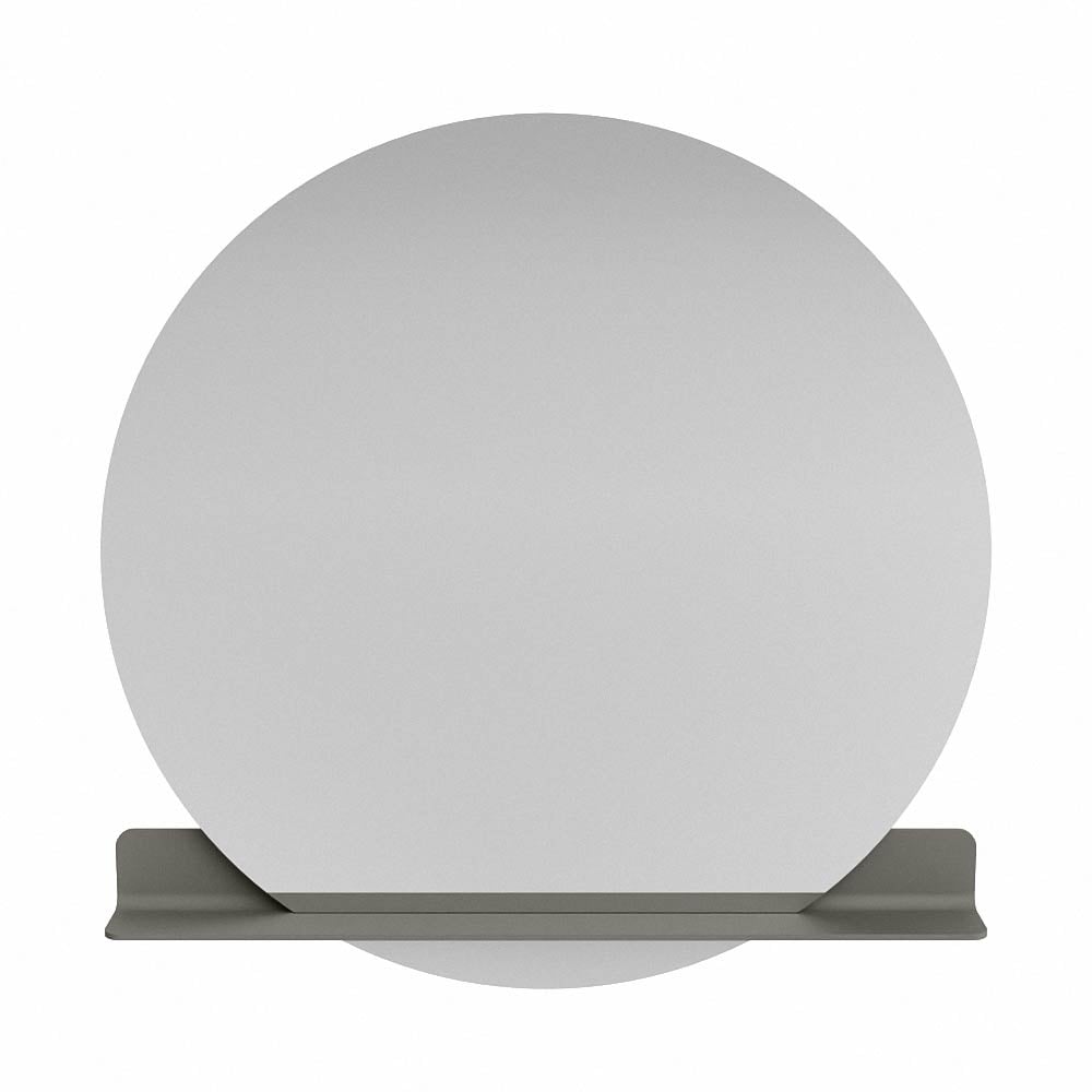 Mondiaz Spot spiegel rond Ø120cm met planchet smoke
