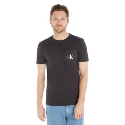 Tee-shirt à manches courtes homme Core Monogram Pocket Slim CALVIN KLEIN