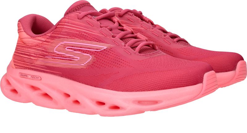 Skechers Go Run Swirl Tech Speed Ultimate Stride Sneakers Roze Dames