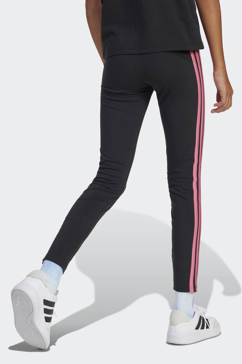 adidas aansluitend leggingzwart/fuchsia