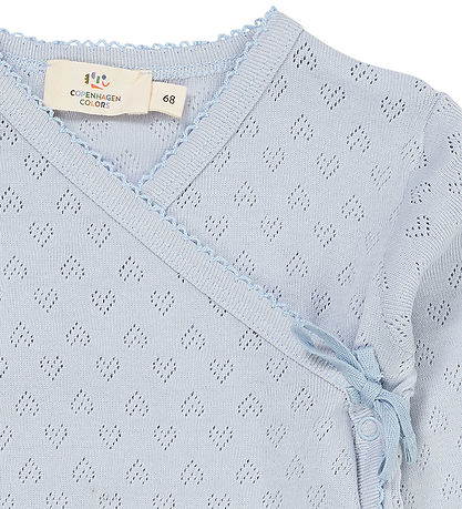 Copenhagen Colors Wickelbody L/æ - Dusty Blue