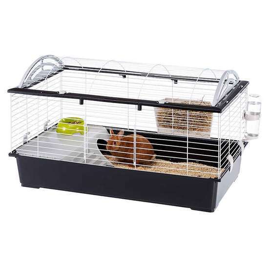Cage équipée Casita 100 pour grands rongeurs : longueur 96 cm