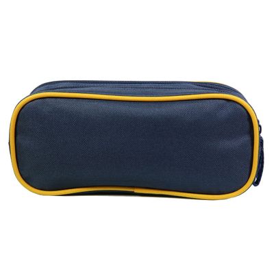 Trousse rectangulaire Phileas DInosaure - 2 compartiments - bleu - Bagtrotter