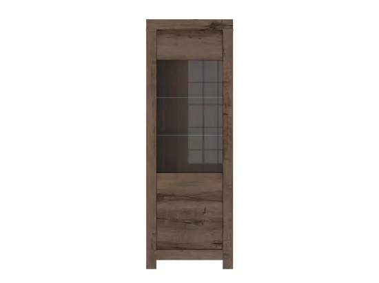 Vitrine 2 portes Adam Bois foncé