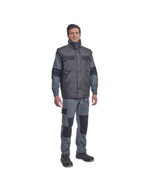 Cerva Bodywarmer Max Neo Antraciet - Werkkleding