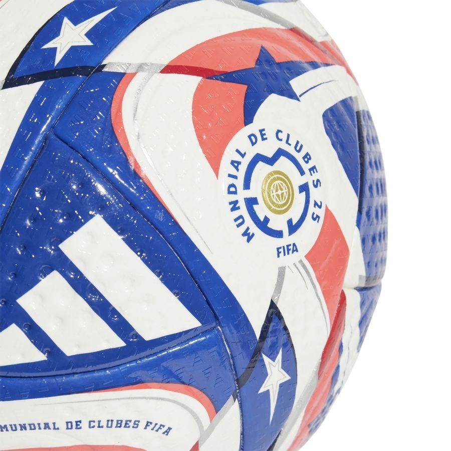 adidas Ballon Pro Club World Cup 2025 Ballon de Match - Blanc/Bleu/Bleu Marine/Lucid Red