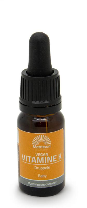 Mattisson Vitamine K Baby 150Mcg Druppel S (10 ml)
