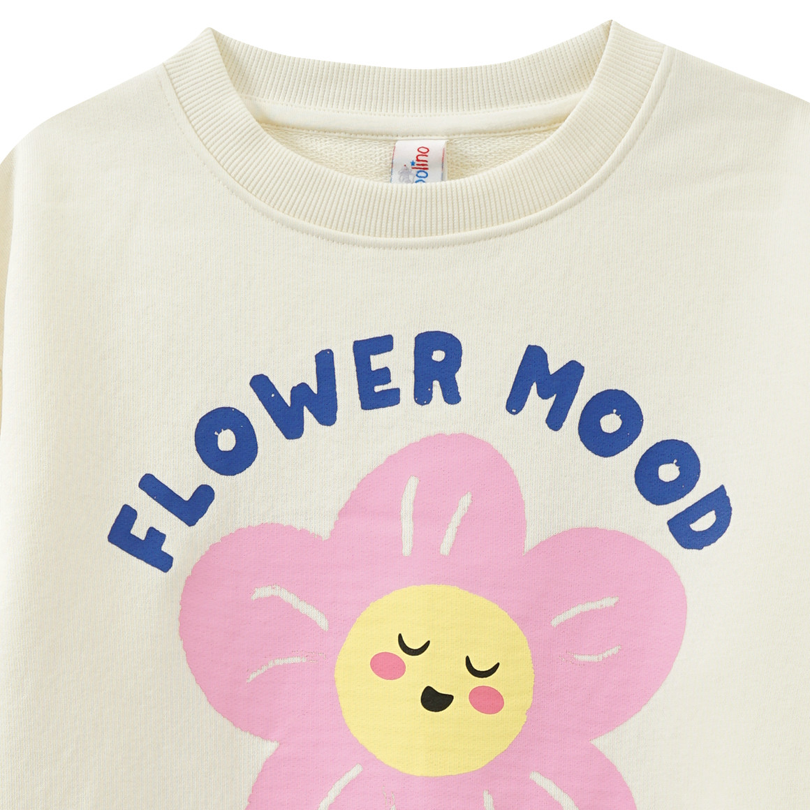 Topolino Mädchen Sweatshirt mit Blumen-Print creme