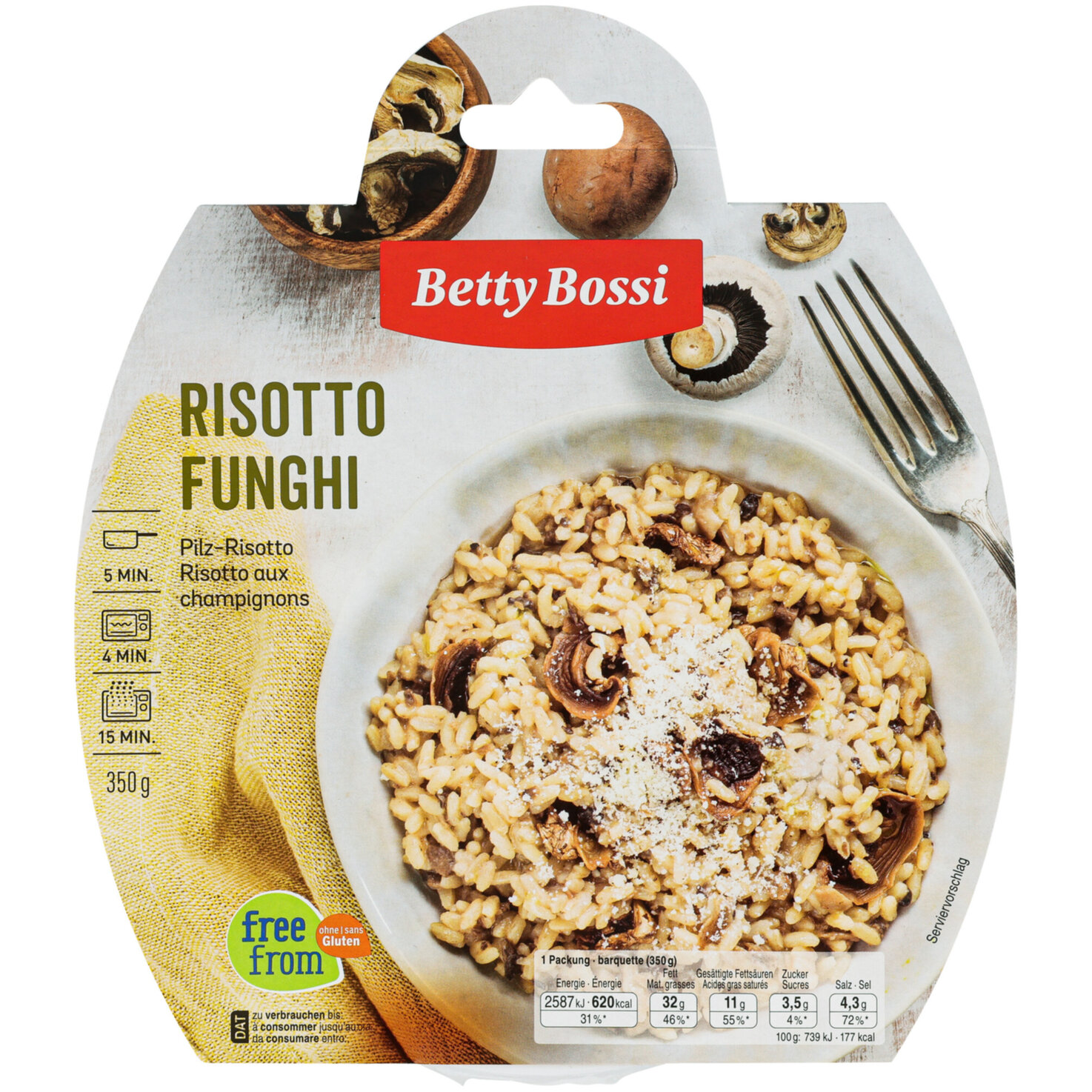 Betty Bossi Risotto Funghi