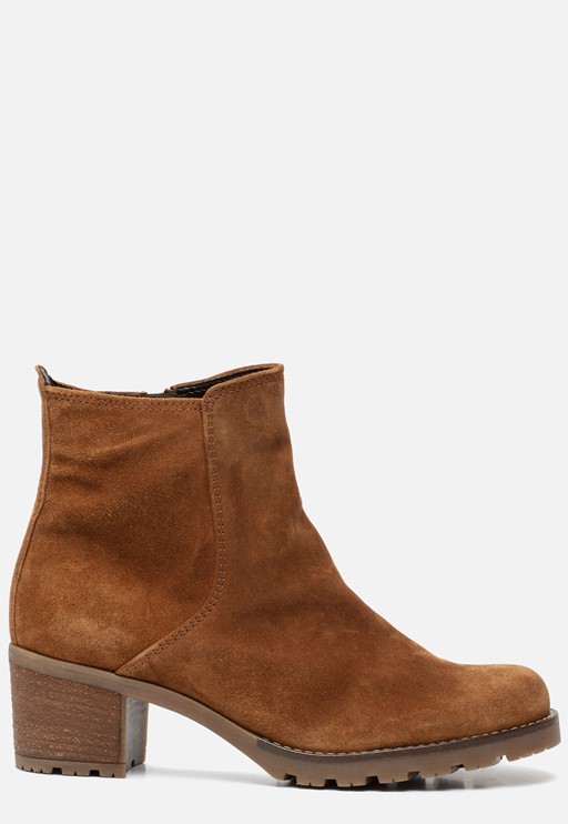 Gabor Enkellaarsjes cognac Suede