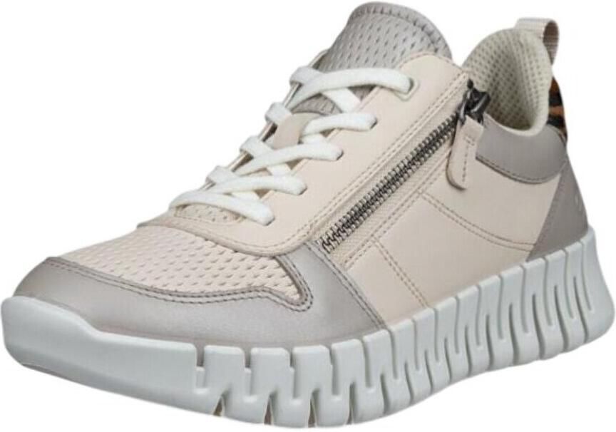 ECCO GRUUV W Dames Sneakers CRÈME