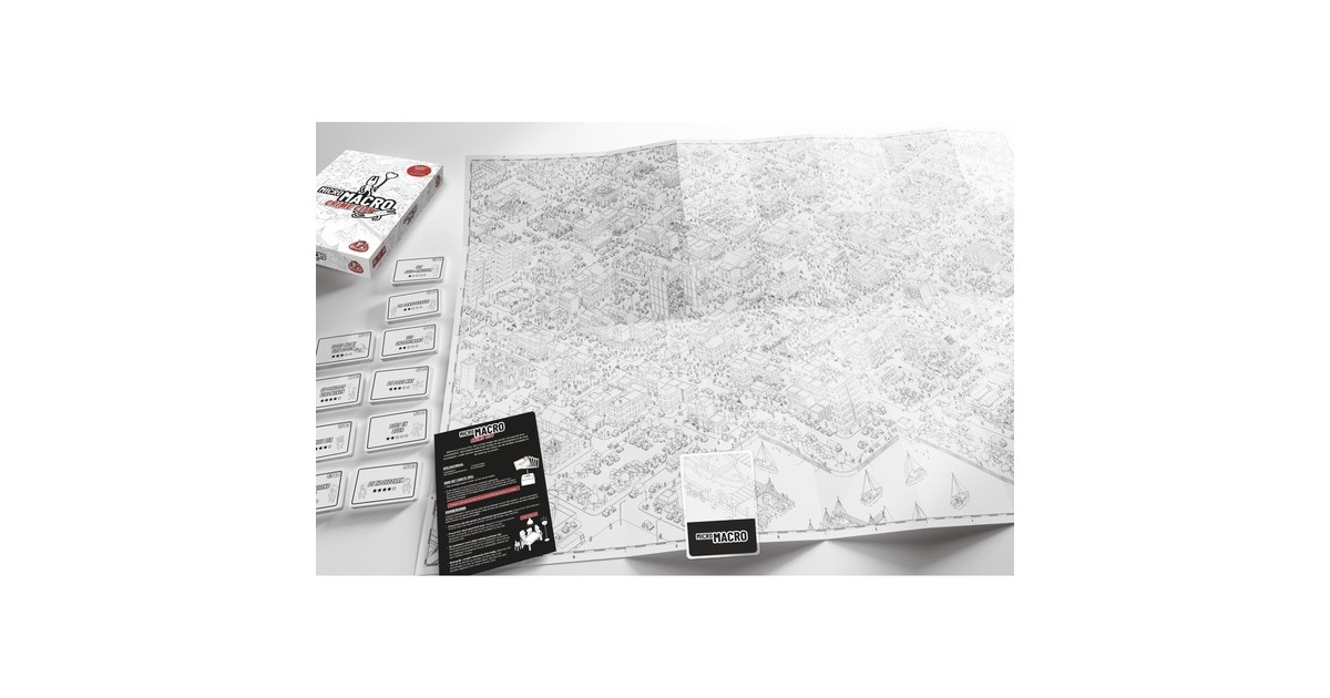 White Goblin GamesMicroMacro: Crime City Bordspel  (Nederlands, 1 - 4 spelers, 15 - 45 minuten, Vanaf 12 jaar)