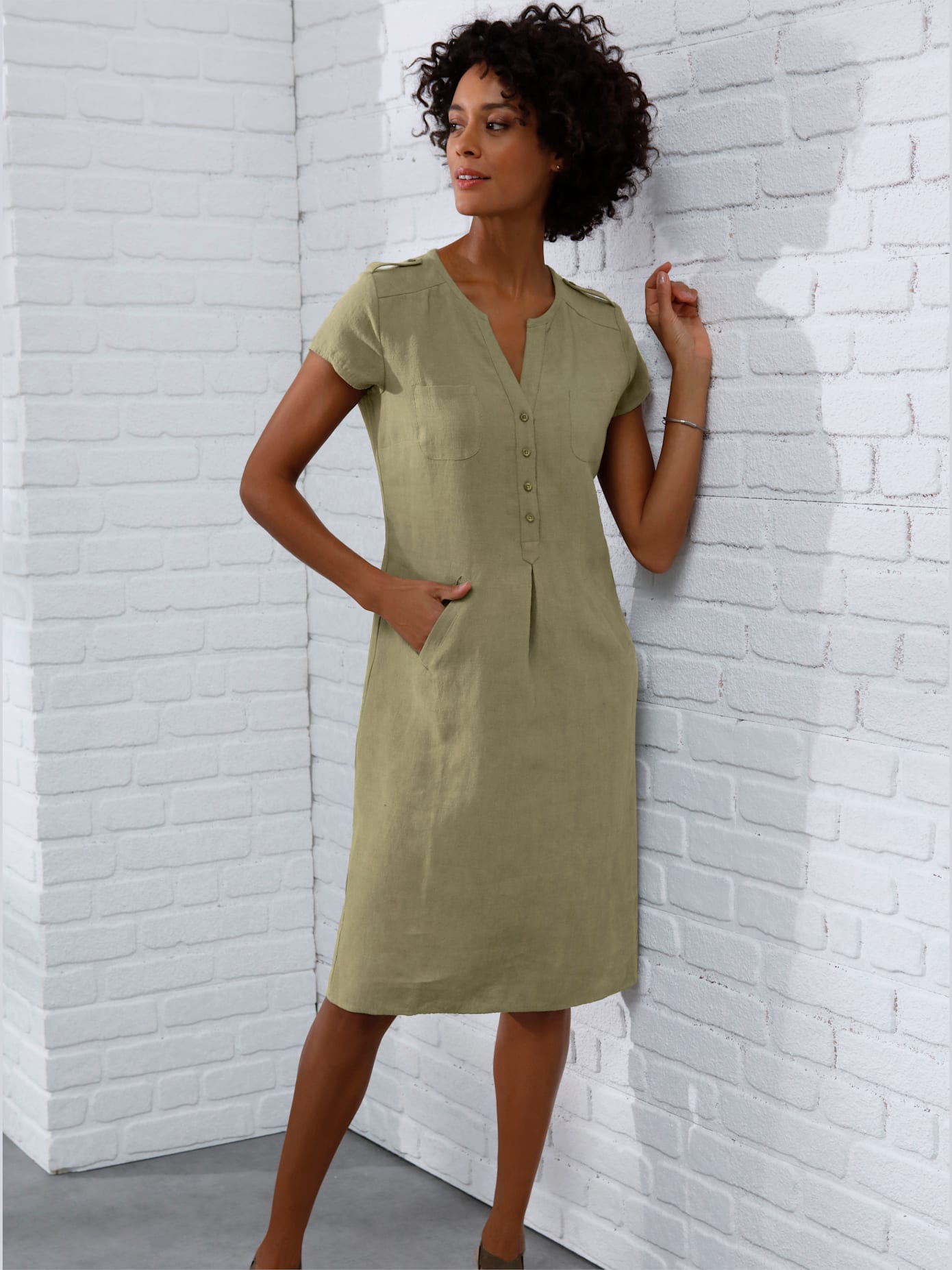 Robe en lin pur lin