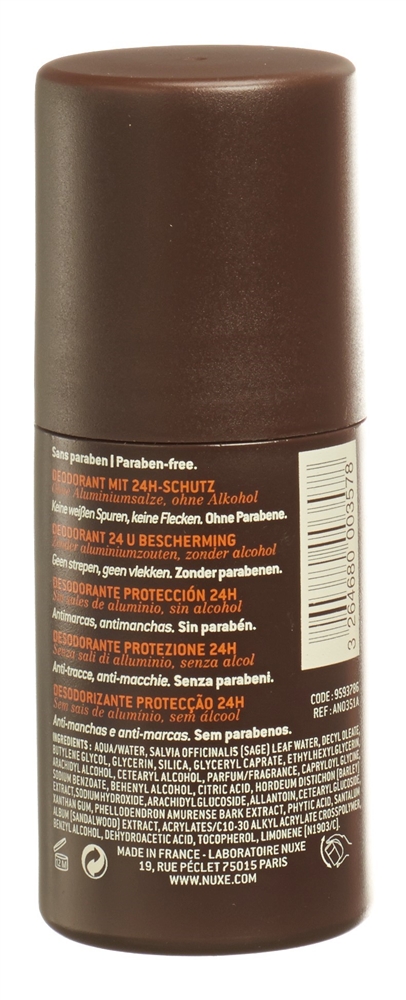 NUXE Men Deodorant Roll-on 50 ml